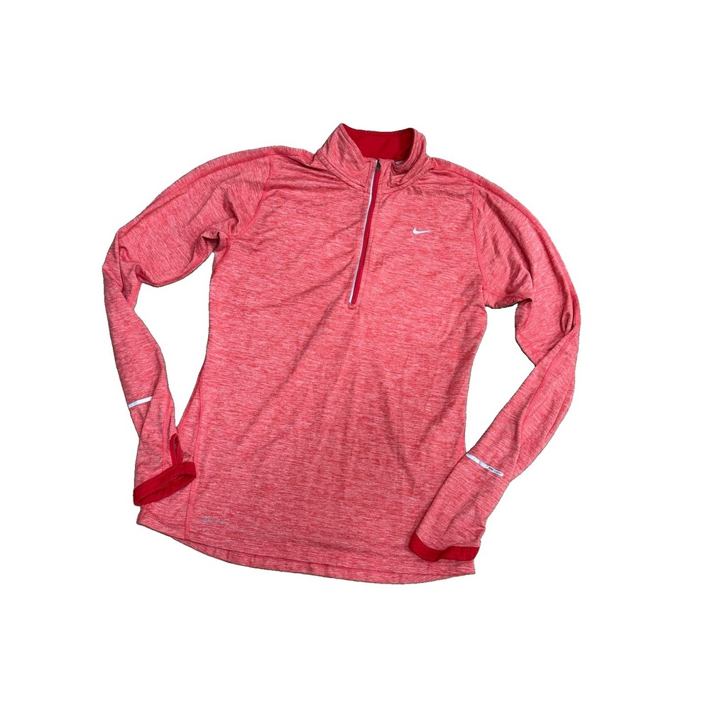 Nike Running Dri Fit 1/2 Zip Pullover Women Size Small Lightweight Workout
